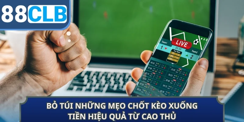 Bỏ túi những mẹo chốt kèo xuống tiền hiệu quả từ cao thủ